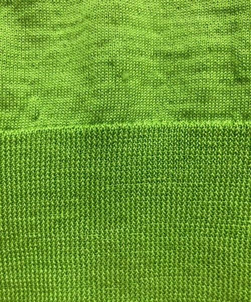 COMME des GARCONS（コムデギャルソン）COMME des GARCONS (コムデギャルソン) THE BEATLES CDG V-Neck Sweater グリーン サイズ:Lの古着・服飾アイテム