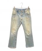 Maison Margielaメゾンマルジェラ）の古着「Dirty Wash Denimパンツ」｜スカイブルー