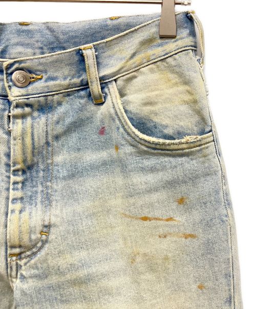 Maison Margiela（メゾンマルジェラ）Maison Margiela (メゾンマルジェラ) Dirty Wash Denimパンツ スカイブルー サイズ:28の古着・服飾アイテム