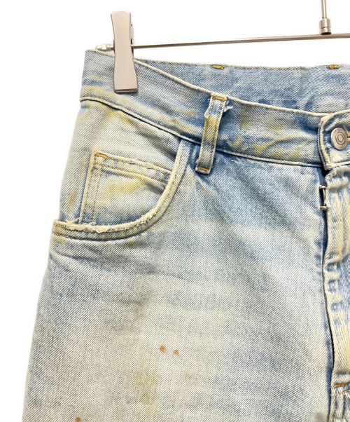 Maison Margiela（メゾンマルジェラ）Maison Margiela (メゾンマルジェラ) Dirty Wash Denimパンツ スカイブルー サイズ:28の古着・服飾アイテム
