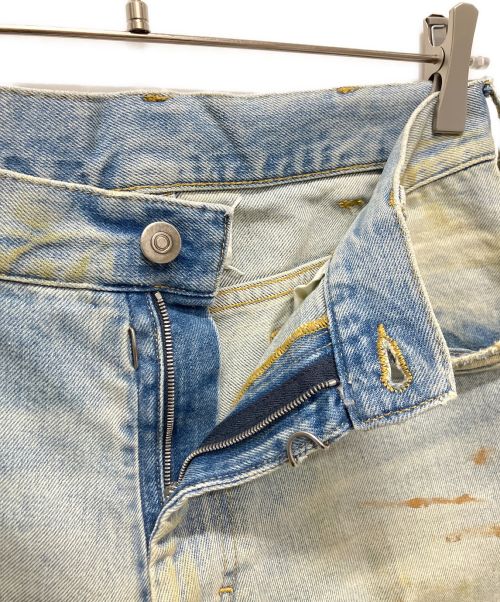 Maison Margiela（メゾンマルジェラ）Maison Margiela (メゾンマルジェラ) Dirty Wash Denimパンツ スカイブルー サイズ:28の古着・服飾アイテム
