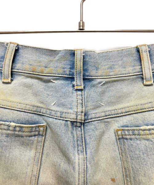 Maison Margiela（メゾンマルジェラ）Maison Margiela (メゾンマルジェラ) Dirty Wash Denimパンツ スカイブルー サイズ:28の古着・服飾アイテム