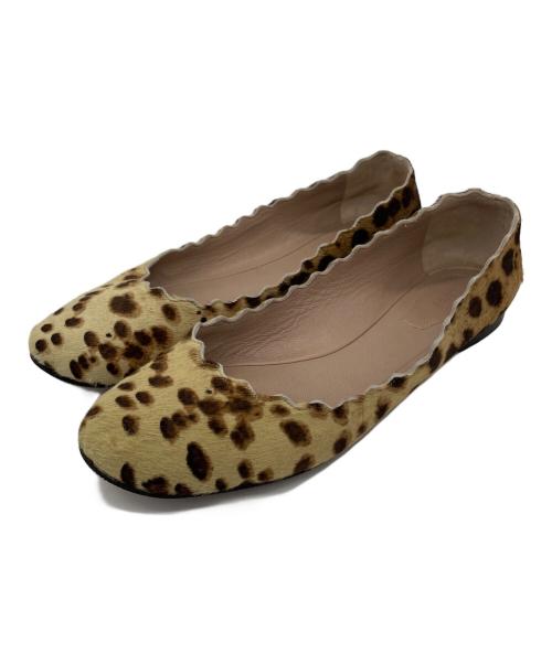 Chloe（クロエ）Chloe (クロエ) ハラコパンプス カーキ サイズ:37の古着・服飾アイテム