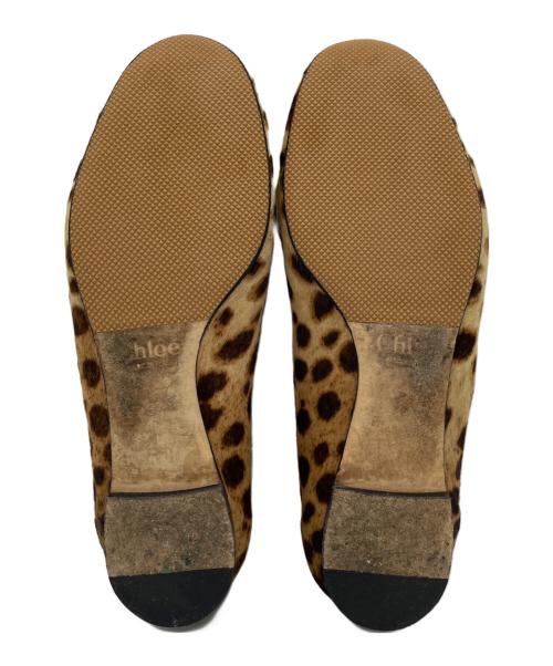 Chloe（クロエ）Chloe (クロエ) ハラコパンプス カーキ サイズ:37の古着・服飾アイテム