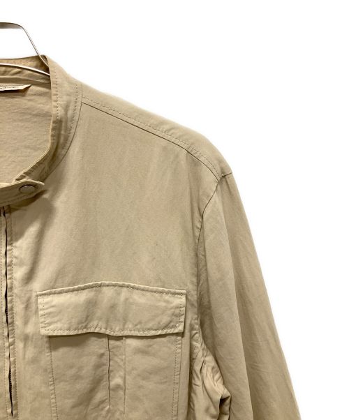 HERMES（エルメス）HERMES (エルメス) ペーパーコットンスイングトップ ベージュ サイズ:52の古着・服飾アイテム