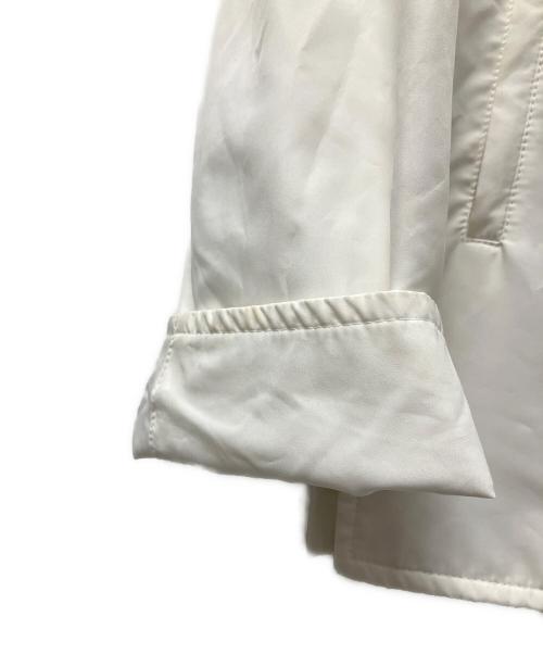 HERMES（エルメス）HERMES (エルメス) パイピングステンカラージャケット ホワイト サイズ:50の古着・服飾アイテム