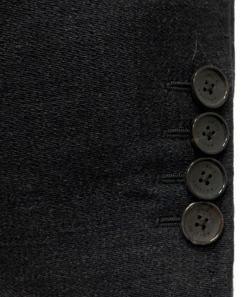 LOUIS VUITTON（ルイ ヴィトン）LOUIS VUITTON (ルイ ヴィトン) ダブルロングコート ブラック サイズ:50の古着・服飾アイテム