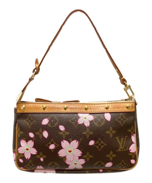 LOUIS VUITTON（ルイ ヴィトン）LOUIS VUITTON (ルイ ヴィトン) 村上隆 (ムラカミタカシ) モノグラムチェリーブロッサム ポシェット・アクセソワールの古着・服飾アイテム