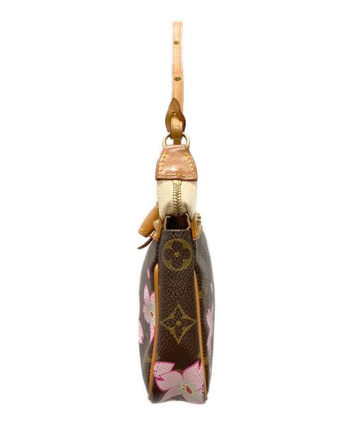 LOUIS VUITTON（ルイ ヴィトン）LOUIS VUITTON (ルイ ヴィトン) 村上隆 (ムラカミタカシ) モノグラムチェリーブロッサム ポシェット・アクセソワールの古着・服飾アイテム
