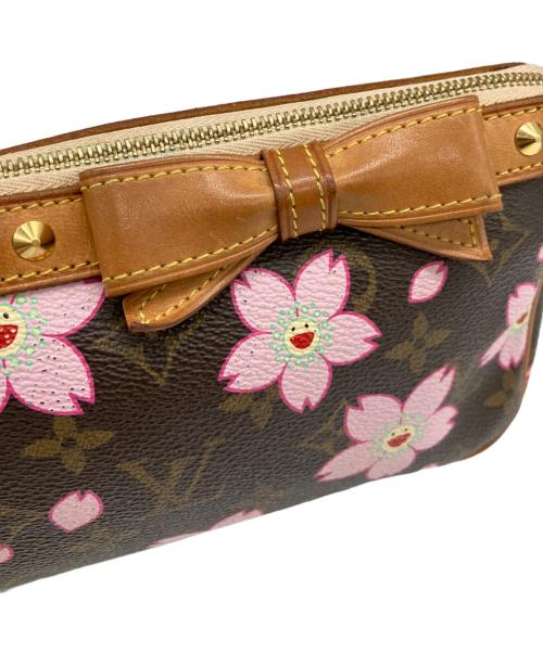 LOUIS VUITTON（ルイ ヴィトン）LOUIS VUITTON (ルイ ヴィトン) 村上隆 (ムラカミタカシ) モノグラムチェリーブロッサム ポシェット・アクセソワールの古着・服飾アイテム