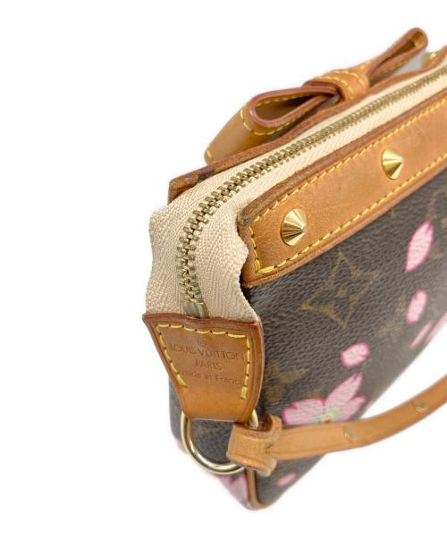 LOUIS VUITTON（ルイ ヴィトン）LOUIS VUITTON (ルイ ヴィトン) 村上隆 (ムラカミタカシ) モノグラムチェリーブロッサム ポシェット・アクセソワールの古着・服飾アイテム