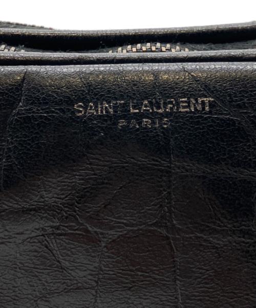 Saint Laurent Paris（サンローランパリ）Saint Laurent Paris (サンローランパリ) 型押しクロコポーチの古着・服飾アイテム