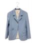 moon choi（ムーン チョイ）の古着「Oversized Trousers Blazer (オーバーサイズ トラウザーズ ブレザー)」｜スカイブルー