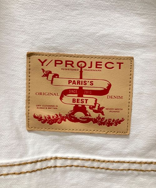 Y. PROJECT（ワイプロジェクト）Y. PROJECT (ワイプロジェクト) デニムジャケット ホワイト サイズ:40の古着・服飾アイテム