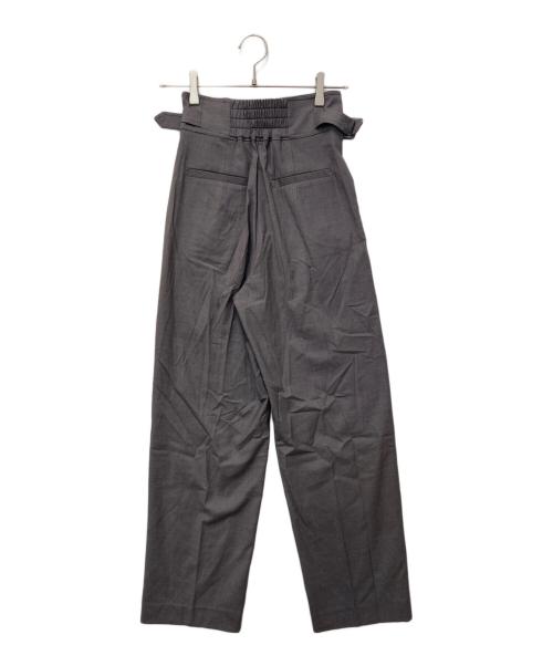Snidel（スナイデル）Snidel (スナイデル) ベルテッドパンツ グレーの古着・服飾アイテム