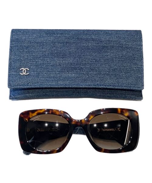 CHANEL（シャネル）CHANEL (シャネル) マトラッセ デニム地サングラス サイズ:53☐21-140の古着・服飾アイテム