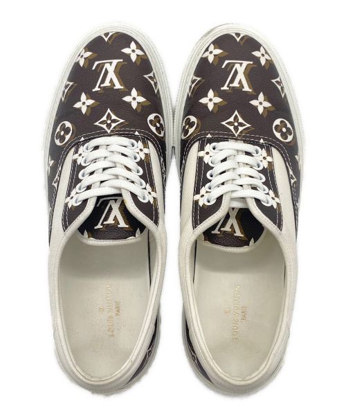 LOUIS VUITTON（ルイ ヴィトン）LOUIS VUITTON (ルイ ヴィトン) トロカデロラインスニーカー ブラウン サイズ:8の古着・服飾アイテム