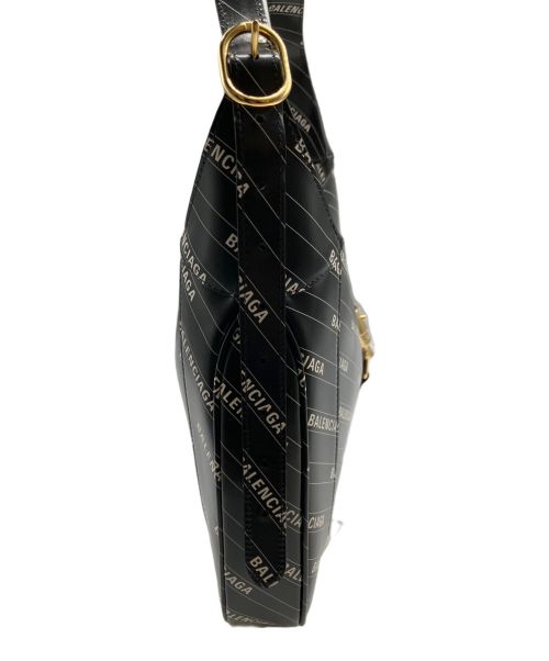 GUCCI（グッチ）GUCCI (グッチ) BALENCIAGA (バレンシアガ) ジャッキー1961 ザ ハッカー プロジェクト ミディアムバッグ  ブラックの古着・服飾アイテム