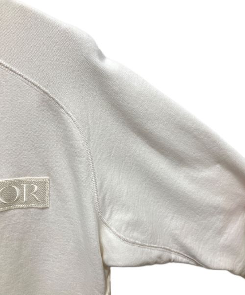 DIOR HOMME（ディオール オム）DIOR HOMME (ディオール オム) sacai (サカイ) 21AW Cotton Fleece Sweat Shirt（コットンフリーススウェットシャツ） ホワイト サイズ:Sの古着・服飾アイテム