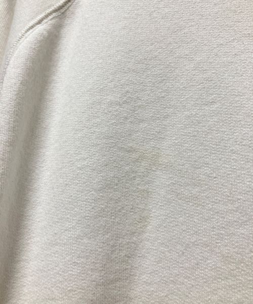 DIOR HOMME（ディオール オム）DIOR HOMME (ディオール オム) sacai (サカイ) 21AW Cotton Fleece Sweat Shirt（コットンフリーススウェットシャツ） ホワイト サイズ:Sの古着・服飾アイテム