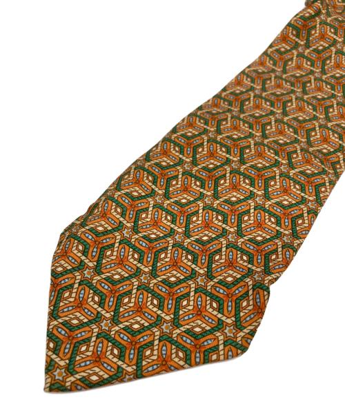 HERMES（エルメス）HERMES (エルメス) ネクタイ オレンジ サイズ:-の古着・服飾アイテム