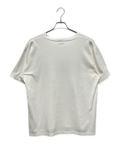 CELINE（セリーヌ）CELINE (セリーヌ) 21AW アーティスト ロゴプリント ルーズ カットソー ホワイト サイズ:Sの古着・服飾アイテム