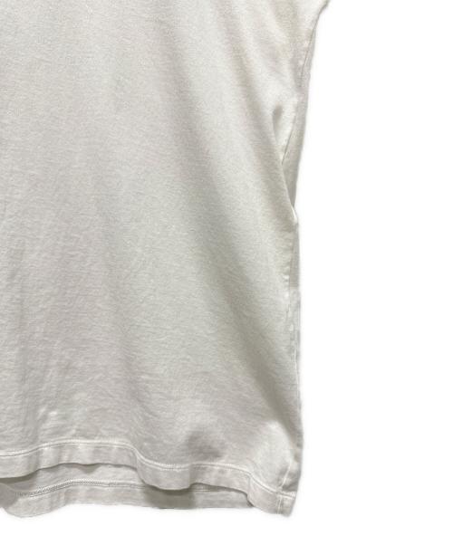 CELINE（セリーヌ）CELINE (セリーヌ) 21AW アーティスト ロゴプリント ルーズ カットソー ホワイト サイズ:Sの古着・服飾アイテム