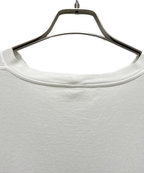 CELINE（セリーヌ）CELINE (セリーヌ) 21AW アーティスト ロゴプリント ルーズ カットソー ホワイト サイズ:Sの古着・服飾アイテム