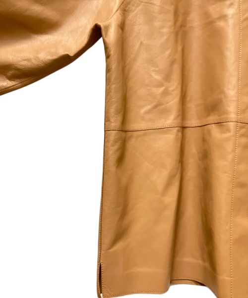 LOEWE（ロエベ）LOEWE (ロエベ) パジャマ レザージャケット ブラウン サイズ:40の古着・服飾アイテム