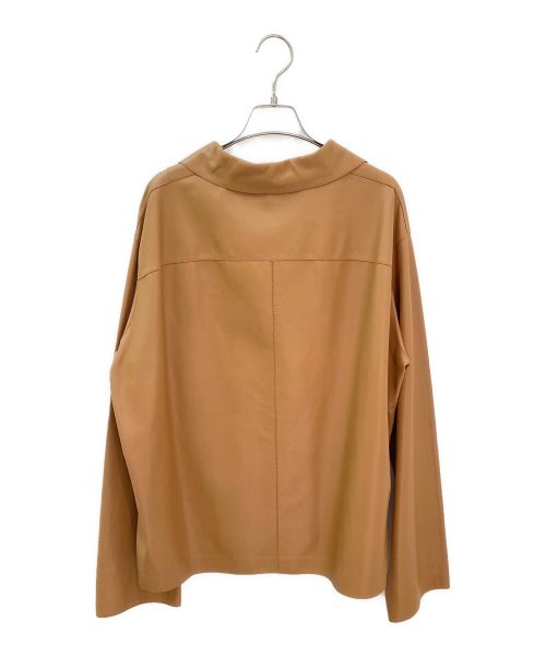 LOEWE（ロエベ）LOEWE (ロエベ) パジャマ レザージャケット ブラウン サイズ:40の古着・服飾アイテム