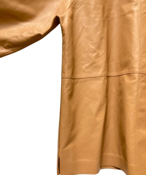 LOEWE（ロエベ）LOEWE (ロエベ) パジャマ レザージャケット ブラウン サイズ:40の古着・服飾アイテム