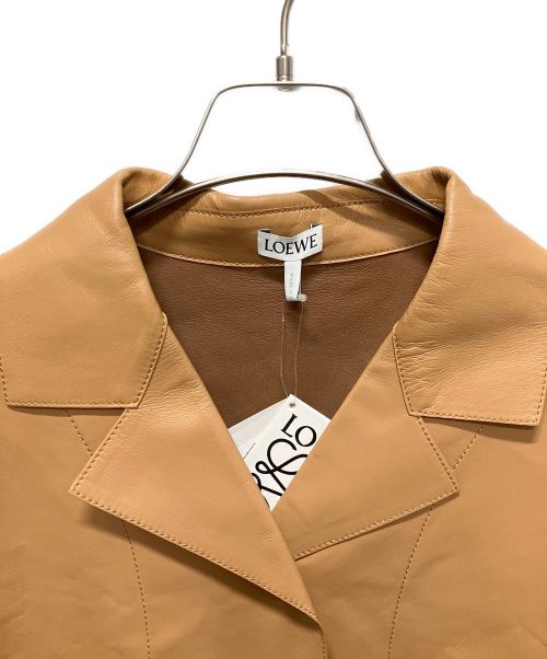LOEWE（ロエベ）LOEWE (ロエベ) パジャマ レザージャケット ブラウン サイズ:40の古着・服飾アイテム