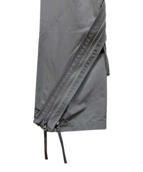 POST ARCHIVE FACTION（ポストアーカイブファクション）POST ARCHIVE FACTION (ポストアーカイブファクション) ナイロンジップデザインパンツ ライトグレー サイズ:Sの古着・服飾アイテム