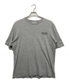GANNI（ガニー）の古着「ワンポイントロゴTシャツ」｜ライトグレー