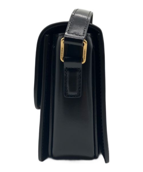 CELINE（セリーヌ）CELINE (セリーヌ) ティーン トリオンフショルダーバッグ  ブラックの古着・服飾アイテム