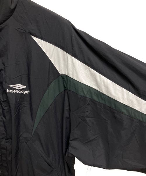 BALENCIAGA（バレンシアガ）BALENCIAGA (バレンシアガ) ロゴスポーティジャケット ネイビー サイズ:Lの古着・服飾アイテム