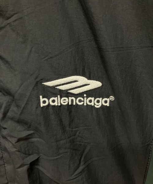 BALENCIAGA（バレンシアガ）BALENCIAGA (バレンシアガ) ロゴスポーティジャケット ネイビー サイズ:Lの古着・服飾アイテム