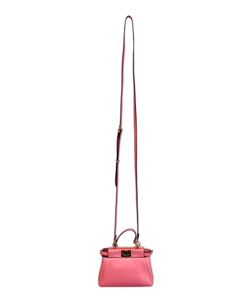 FENDI（フェンディ）FENDI (フェンディ) マイクロピーカブー ピンクの古着・服飾アイテム