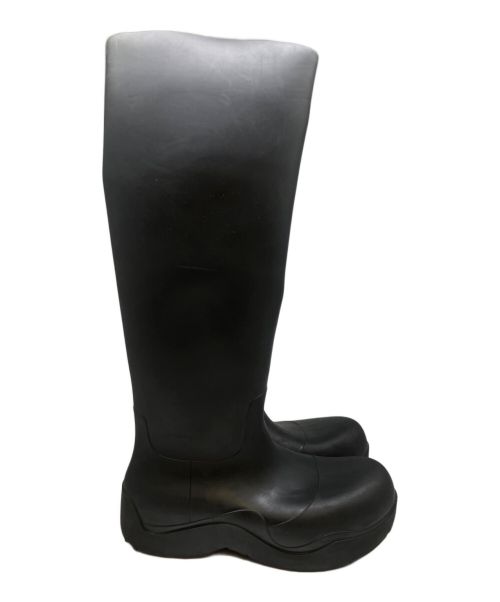 BOTTEGA VENETA（ボッテガベネタ）BOTTEGA VENETA (ボッテガベネタ) パドルラバーロングブーツ ブラック サイズ:43の古着・服飾アイテム