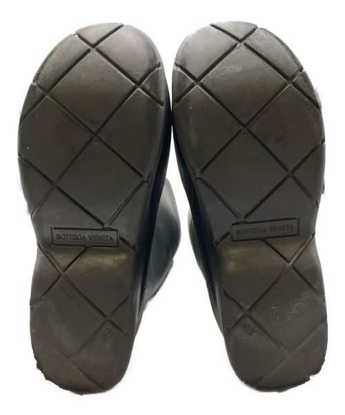 BOTTEGA VENETA（ボッテガベネタ）BOTTEGA VENETA (ボッテガベネタ) パドルラバーロングブーツ ブラック サイズ:43の古着・服飾アイテム