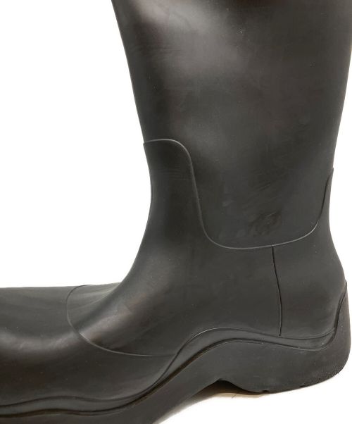 BOTTEGA VENETA（ボッテガベネタ）BOTTEGA VENETA (ボッテガベネタ) パドルラバーロングブーツ ブラック サイズ:43の古着・服飾アイテム