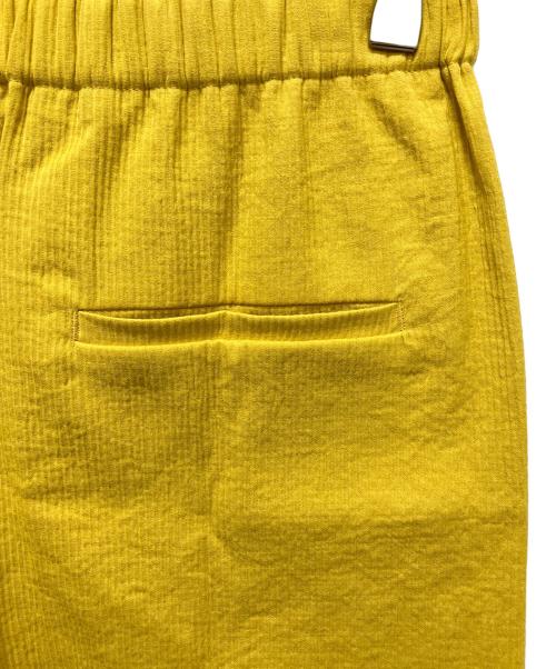 HERMES（エルメス）HERMES (エルメス) HERMES Short Pants シェーヌダンクル 袴タック フレア ショートパンツ イエロー サイズ:36の古着・服飾アイテム