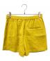 HERMES (エルメス) HERMES Short Pants シェーヌダンクル 袴タック フレア ショートパンツ イエロー サイズ:36：30000円
