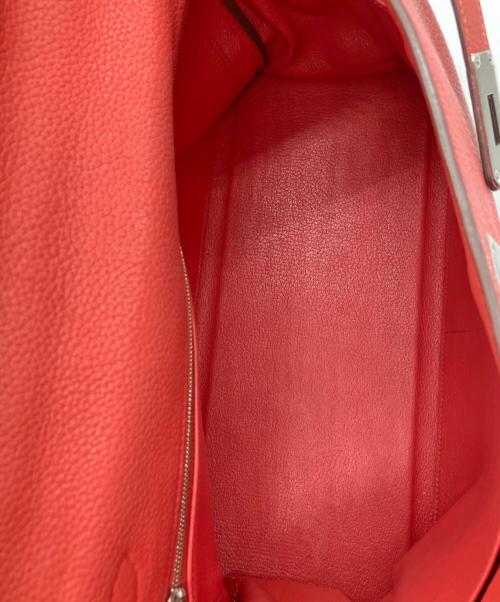 HERMES（エルメス）HERMES (エルメス) ケリー35/内縫い/トリヨンクレマンス/サーモン系/☐O刻印/シルバー金具 ピンク系 サイズ:35の古着・服飾アイテム