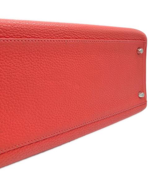 HERMES（エルメス）HERMES (エルメス) ケリー35/内縫い/トリヨンクレマンス/サーモン系/☐O刻印/シルバー金具 ピンク系 サイズ:35の古着・服飾アイテム