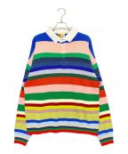 SAINT MICHAEL×LASTMANセントマイケル×ラストマン）の古着「LM KNIT RGR SHIRT / BORDER」｜マルチカラー