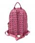 MCM (エムシーエム) STARKサイドスタッズバックパック ピンク：34000円