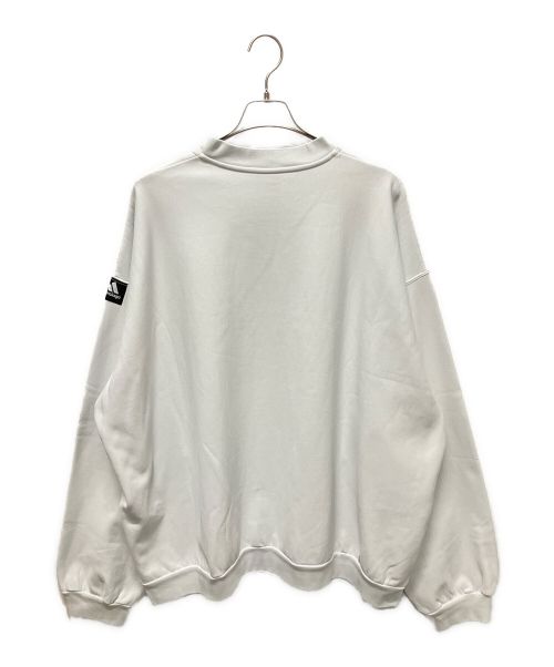 BALENCIAGA（バレンシアガ）BALENCIAGA (バレンシアガ) adidas (アディダス)  オーバーサイズ スウェットシャツ  ブラック サイズ:SIZE 3の古着・服飾アイテム