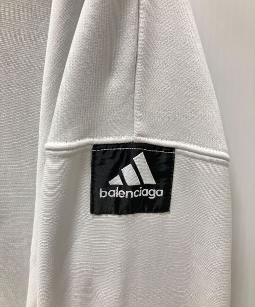 BALENCIAGA（バレンシアガ）BALENCIAGA (バレンシアガ) adidas (アディダス)  オーバーサイズ スウェットシャツ  ブラック サイズ:SIZE 3の古着・服飾アイテム