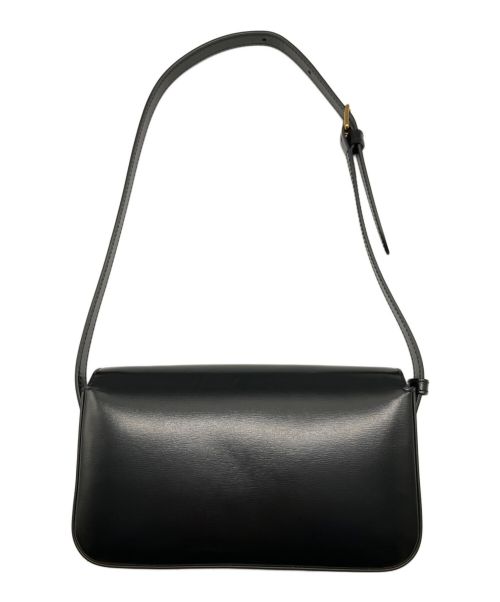 CELINE（セリーヌ）CELINE (セリーヌ) トリオンフショルダーバッグ クロード ブラックの古着・服飾アイテム